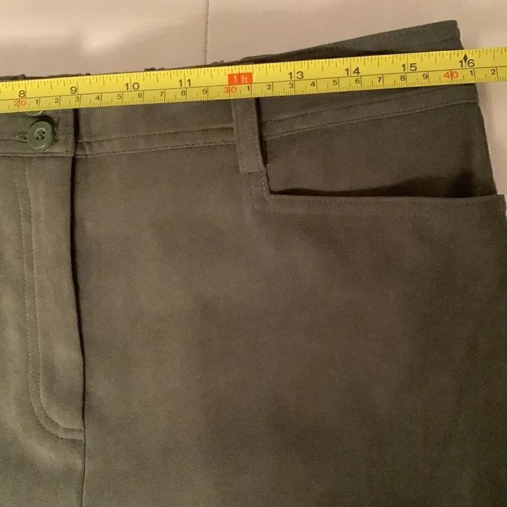 JM Collection Zip Up Jacket/ Pants Suede Set Size 12 - Picture 11 of 15